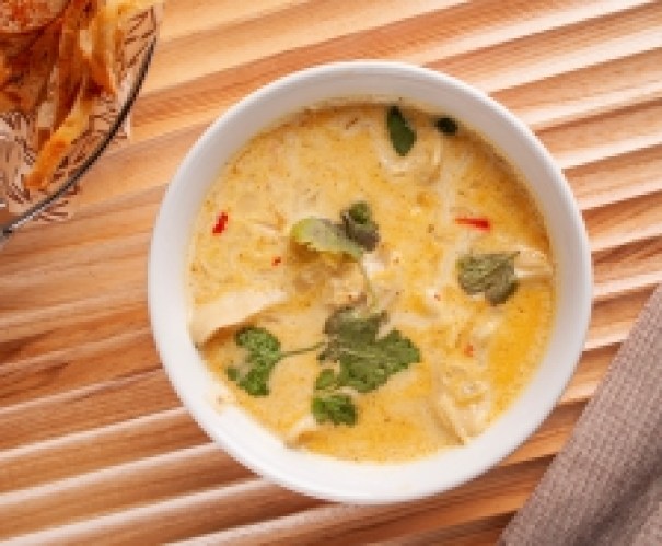 Суп сливочный с чучварой